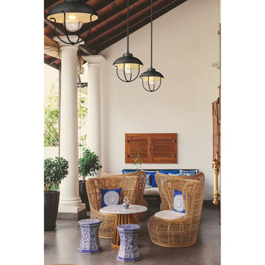 Z Lite Ansel 1 Light Outdoor Pendant 6