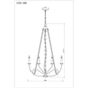 Z-Lite Arabella 8 Light Chandelier image 7