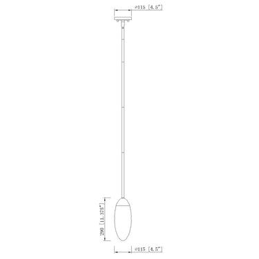 Z Lite Arden 1 Light 11" Pendant 7