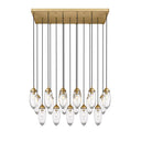 Z Lite Arden 17 Light Linear Chandelier 15