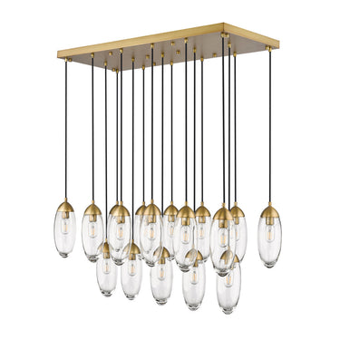 Z Lite Arden 17 Light Linear Chandelier 19