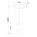 Z Lite Arden 5 Light Chandelier 7