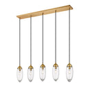 Z Lite Arden 5 Light Linear Chandelier 15