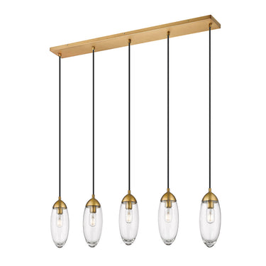 Z Lite Arden 5 Light Linear Chandelier 15