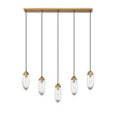 Z Lite Arden 5 Light Linear Chandelier 16