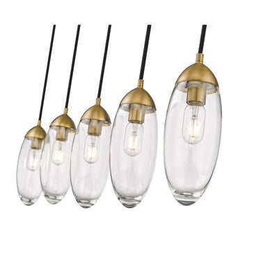 Z Lite Arden 5 Light Linear Chandelier 18