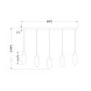 Z Lite Arden 5 Light Linear Chandelier 7