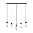 Z Lite Arden 5 Light Linear Chandelier 9
