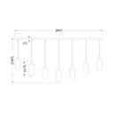 Z Lite Arden 7 Light Linear Chandelier 7