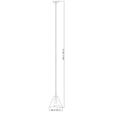 Z Lite Aria 1 Light 11" Pendant 7
