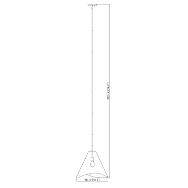 Z Lite Aria 1 Light 16" Pendant 7