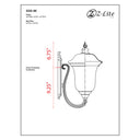 Z Lite Armstrong 1 Light 15" Outdoor Wall Light - 533S 1