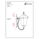 Z Lite Armstrong 1 Light 15" Outdoor Wall Light - 533S 3