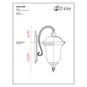 Z Lite Armstrong 2 Light 19" Outdoor Wall Light - 534M 3
