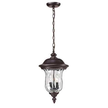Z Lite Armstrong 2 Light Outdoor Chain Mount Ceiling Fixture 1