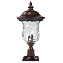 Z Lite Armstrong 2 Light Outdoor Pier Mounted Fixture 1