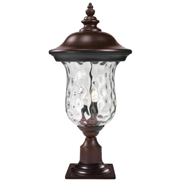 Z Lite Armstrong 2 Light Outdoor Pier Mounted Fixture 1