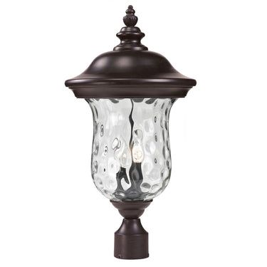 Z Lite Armstrong 2 Light Outdoor Post Mount Fixture 1