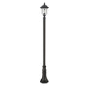Z Lite Armstrong 3 Light 117" Outdoor Post Mounted Fixture 