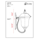 Z Lite Armstrong 3 Light 24" Outdoor Wall Light - 533B 3