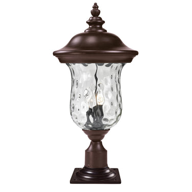Z Lite Armstrong 3 Light Outdoor Pier Mounted Fixture 1