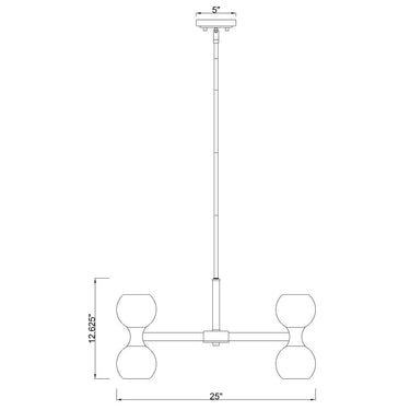 Z Lite Artemis 10 Light Chandelier 7