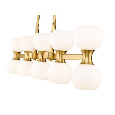 Z Lite Artemis 10 Light Linear Chandelier 11
