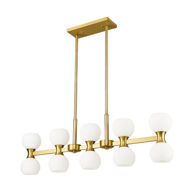 Z Lite Artemis 10 Light Linear Chandelier 12
