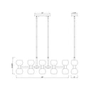 Z Lite Artemis 10 Light Linear Chandelier 7