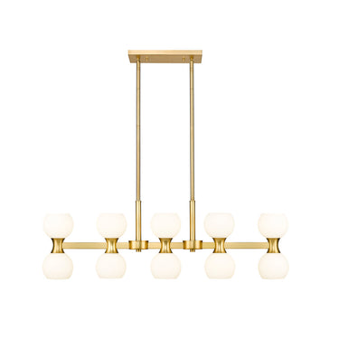 Z Lite Artemis 10 Light Linear Chandelier 9