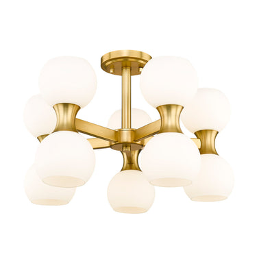 Z Lite Artemis 10 Light Semi Flush Mount 10