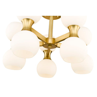 Z Lite Artemis 10 Light Semi Flush Mount 11