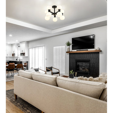 Z Lite Artemis 10 Light Semi Flush Mount 5