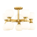 Z Lite Artemis 10 Light Semi Flush Mount 8