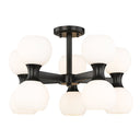 Z Lite Artemis 10 Light Semi Flush Mount 