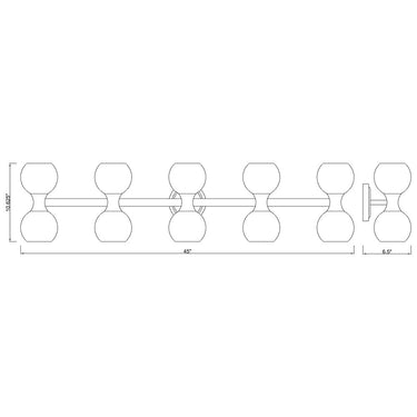 Z Lite Artemis 10 Light Vanity Wall Sconce 7