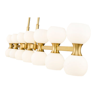 Z Lite Artemis 14 Light Linear Chandelier 11