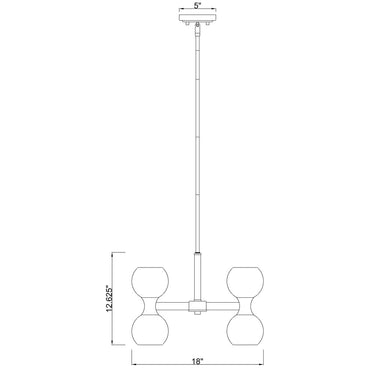 Z Lite Artemis 6 Light Chandelier 7