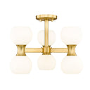 Z Lite Artemis 6 Light Semi Flush Mount 10