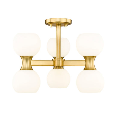 Z Lite Artemis 6 Light Semi Flush Mount 10