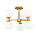 Z Lite Artemis 6 Light Semi Flush Mount 12