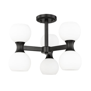 Z Lite Artemis 6 Light Semi Flush Mount 4