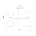 Z Lite Artemis 6 Light Semi Flush Mount 7