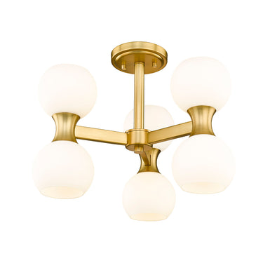 Z Lite Artemis 6 Light Semi Flush Mount 9