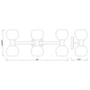 Z Lite Artemis 6 Light Vanity Wall Sconce 7