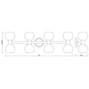 Z Lite Artemis 8 Light Vanity Wall Sconce 7