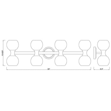 Z Lite Artemis 8 Light Vanity Wall Sconce 7