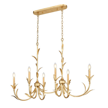 Z Lite Aslin 6 Light Linear Chandelier 1