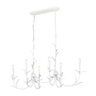 Z Lite Aslin 6 Light Linear Chandelier 9