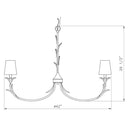 Z Lite Aslin 8 Light Chandelier 7